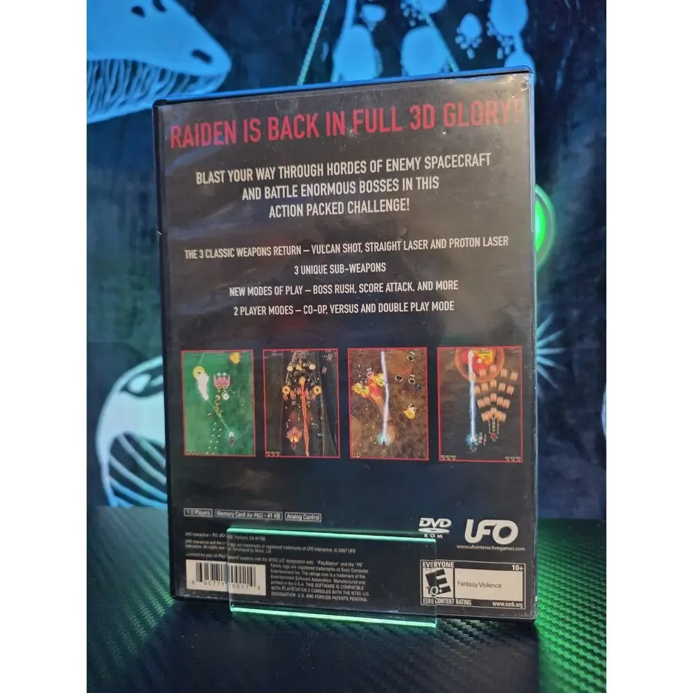 Sony PlayStation 2 UFO Raiden III The Legendary Shooter Returns 2007